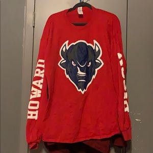 Howard university long sleeve shirt